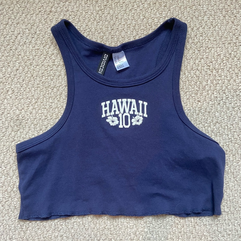 cropped hawaii tank